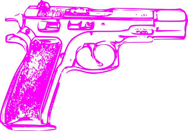Pink Gun Clip Art at Clker.com - vector clip art online, royalty free