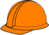 Orange Hard Hat Clip Art