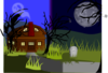 Halloween Haunted House1 Clip Art