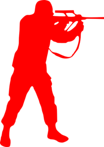 Red Soldier Clip Art