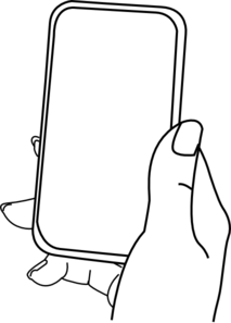 Iphone Hold 123 Clip Art