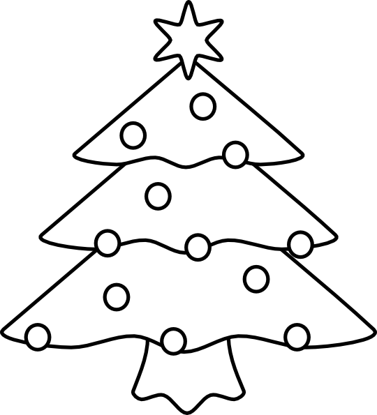 Christmas Tree Clip Art at Clker.com - vector clip art online, royalty