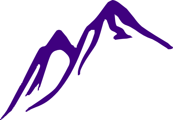 Purple Mountain Clip Art at Clker.com - vector clip art online, royalty