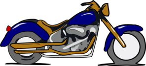 Harley Mc Gold And Blue Clip Art