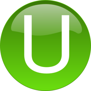 Green U Clip Art