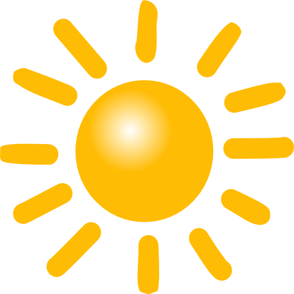 Sun-large Clip Art at Clker.com - vector clip art online, royalty free ...