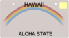 Hawaiian License Plate Template Clip Art