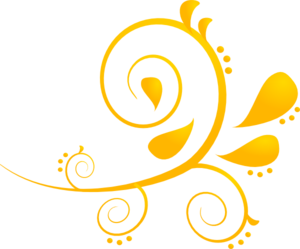 Golden Swirls Clip Art