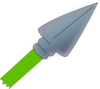 Green Spear Clip Art