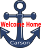 Welcome Home Anchor Clip Art