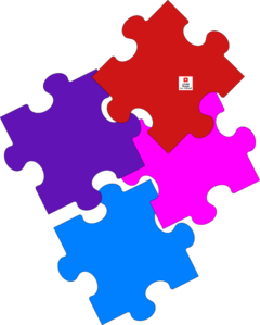 Jigsaw Puzzle-rearranged Clip Art