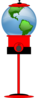 Earth Gum Ball Machine Clip Art