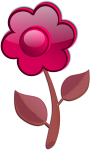 Purple Pink Flower Clip Art