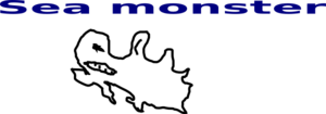 Sea Monster Clip Art