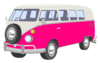 Pink Camper Van Clip Art