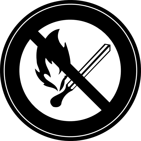 No Fire 1 Clip Art at Clker.com - vector clip art online, royalty free