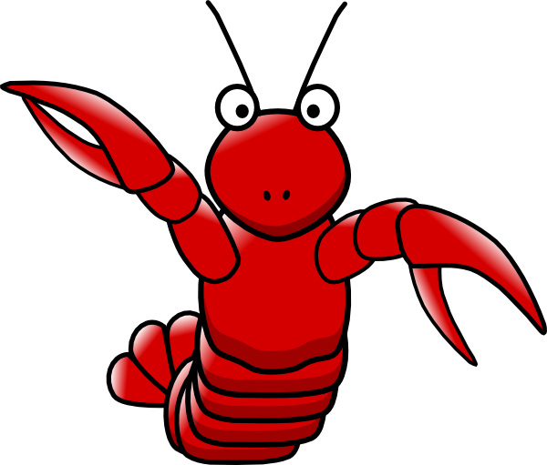 Cartoon Lobster Clip Art at Clker.com - vector clip art online, royalty