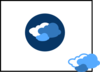 New Blue Clouds Clip Art