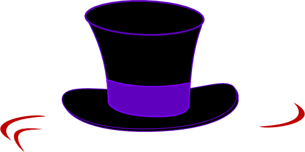 Black Top Hat Clip Art at Clker.com - vector clip art online, royalty