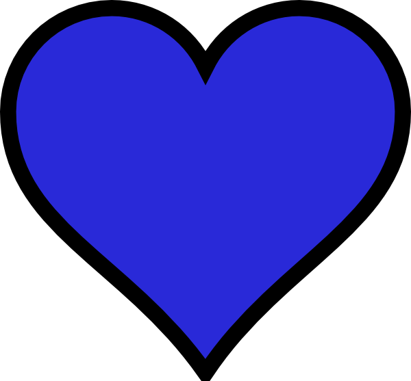 Blue Heart Clip Art at Clker.com - vector clip art online, royalty free